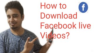 How to download Facebook live video  Download Facebook live videos [upl. by Sonitnatsnoc913]