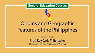 Origins and Geographic Features of the Philippines  Prof Rey Carlo Gonzales [upl. by Adara]