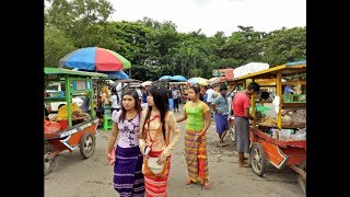 Myanmar Culture and Traditional  National Race Villages in Yangon [upl. by Service]