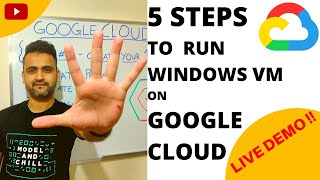 Google Cloud Platform Beginner Series  Lesson 3  5 Steps to Run Windows VM on GCP  Live Demo [upl. by Derte22]