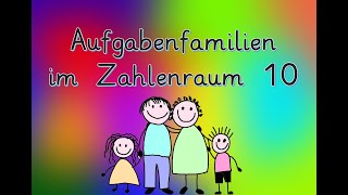 Aufgabenfamilien im Zahlenraum bis 10 SHORTER VERSION [upl. by Helgeson]