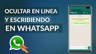 Cómo Desactivar en Linea Visto y Escribiendo en WhatsApp [upl. by Miguel]