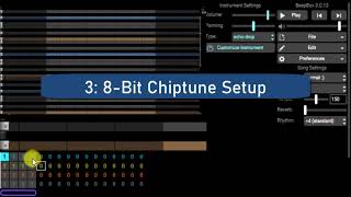 How to make chiptunes with zero musical background using BeepBox Featuring Miras Brush IndieDev [upl. by Constantina]