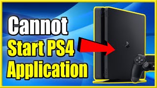 How to FIX PS4 Cannot Start Application Corrupted Data Locked External HDD [upl. by Bethina]