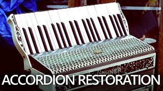 Amateur Accordion Restoration Part I  Keys [upl. by Llerrot]