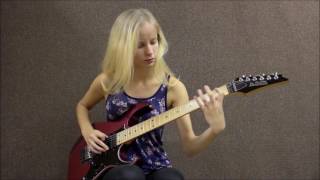 2 Female Guitarists Shred Off Laura Lace Vs Tina S [upl. by Ayala818]