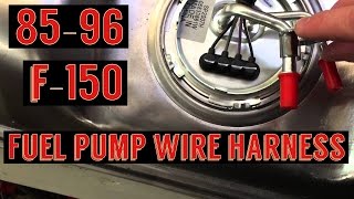 F150 fuel pump wiring harness install  Spectra fuel pump [upl. by Euqnom]