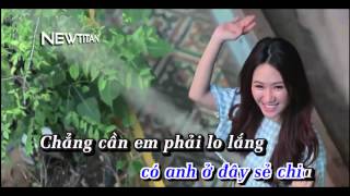 Karaoke HD Làm Vợ Anh Nhé  Full Beat Gốc  Chi Dân  Newtitan [upl. by Halas]