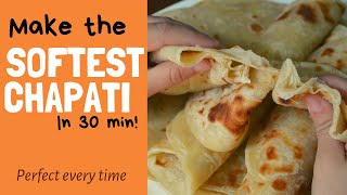 Easiest chapati recipe Great results everytime [upl. by Sophronia90]