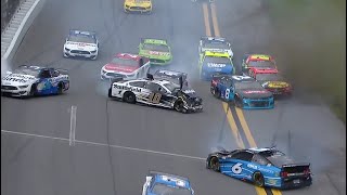 Massive wreck early in the Daytona 500  Extended Highlights [upl. by Elianora180]