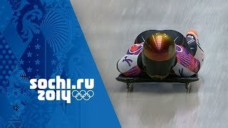 Skeleton  Mens Heats 1 amp 2  Sochi 2014 Winter Olympics [upl. by Needan]