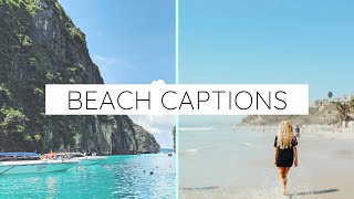 Beach Captions for Instagram [upl. by Baptist]