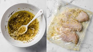 Quick Lemon Chicken Marinade  20 Minute Recipe [upl. by Longley]