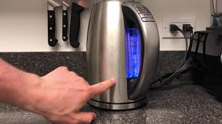 Cuisinart CPK17 Electric Kettle Review  Top Water Boiler of 2019 [upl. by Ylnevaeh]