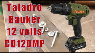 Review taladro inalambrico Bauker CD120MP [upl. by Rimas]