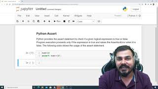 Advanced Python Series Assert Statement In Python [upl. by Tera367]