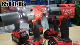 Milwaukee M18 FUEL 12quot amp 38quot MidTorque Impact Wrench Review  Beast Mode 296220 296020 [upl. by Aicilram479]