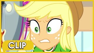 Applejack amp Raritys Argument  MLP EG Rollercoaster of Friendship [upl. by Ecienal]