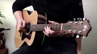 Guild F30 D55 amp F512 acoustic guitar review demo [upl. by Yager]