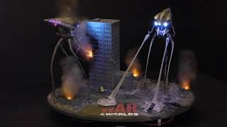 2005 Tripod Attack diorama Completed by Stan Koziol [upl. by Micheil]