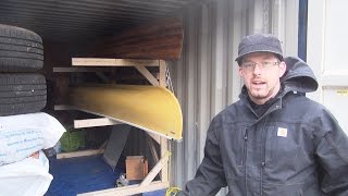 How to build a free standing Canoe Rack [upl. by Gnouhk986]