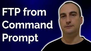 FTP from Command Prompt  Login amp Download [upl. by Kleon]