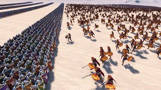 SPARTAN ARMY vs ROMAN LEGION  Ultimate Epic Battle Simulator [upl. by Neehahs660]