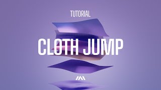 Cloth Jump  Cinema 4D amp Redshift [upl. by Airdnna]