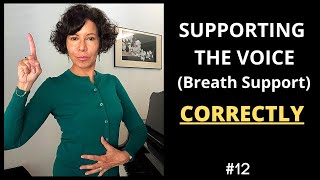 Breath Support for Singing  CLEARLY amp CORRECTLY explained  FINALLY [upl. by Gavriella]