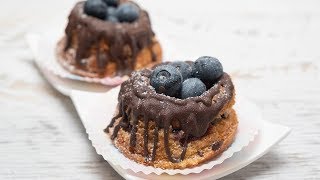 Mini kuglof sa borovnicamaChocolate Marble Gugelhupf KugelhopfBebina kuhinjaDomaći video recept [upl. by Acilejna]