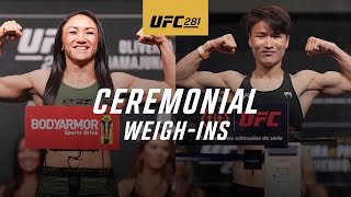 UFC 281 Ceremonial WeighIn [upl. by Ab]