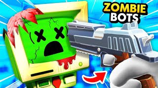 NEW Destroying INFINITE ZOMBIE JOB BOTS In VR Funny Job Simulator Gameplay [upl. by Etnor]