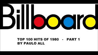 BILLBOARD  TOP 100 HITS OF 1980  PART 14 [upl. by Nomae]