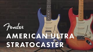 American Ultra Stratocaster  American Ultra Series  Fender [upl. by Moneta]