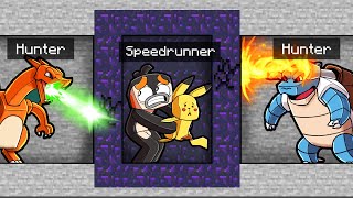 PIXELMON MANHUNT RANDOMIZER in Minecraft [upl. by Terryn]