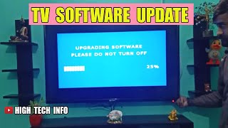 HOW TO UPDATE  UPGRADE TV SOFTWARE  TV FIRMWARE UPDATE [upl. by Legin]