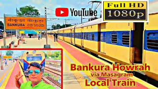 Howrah to Bankura Local Train। Masagram to Bankura MEMU Train। Local train journey [upl. by Lisette]