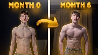 6 Month Body Transformation from Skinny to Less Skinny [upl. by Joshua]