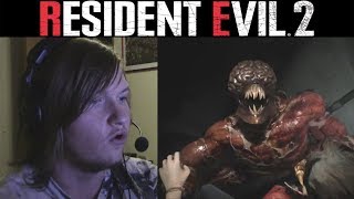 Resident Evil 2 Remake  Licker Battle Gameplay Reaction [upl. by Chaffee367]