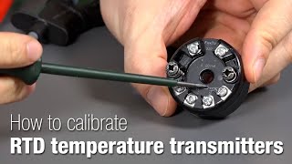 How to calibrate RTD temperature transmitters  Beamex [upl. by Portland915]