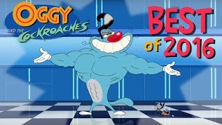 Top 10 Best episodes 2016  Oggy and the Cockroaches [upl. by Bautram]