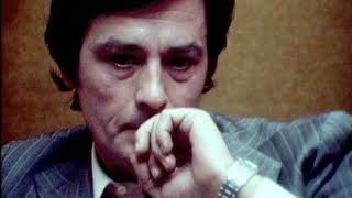 Alain Delon Magnifique Interview 1975 [upl. by Hannasus]