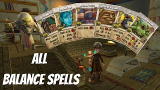 Wizard101 All Balance Spells Level 1160 2023 [upl. by Notrem407]