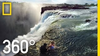 360° Victoria Falls – The Devils Pool  National Geographic [upl. by Therese]