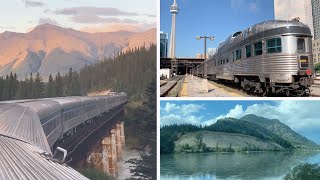 Toronto to Vancouver by train VIA Rails Canadian [upl. by Arracahs656]