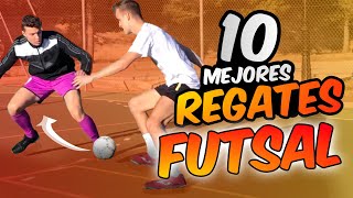 Los 10 MEJORES REGATES en FUTSAL 💥Haz Estos [upl. by Karyn547]