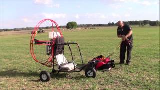 How to Launch a Powered Paraglider Trike Capt Kurt Fister Style [upl. by Macario]