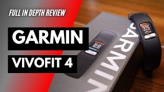 Garmin Vivofit 4 Review  Fitness Tech Review [upl. by Derdlim180]