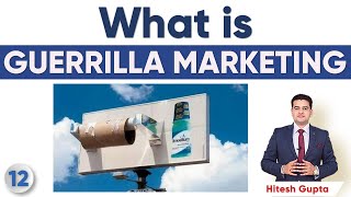 What is Guerrilla Marketing in Hindi  Guerrilla Marketing Ideas  Guerrilla Marketing Hitesh Gupta [upl. by Clellan]