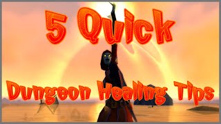 5 Quick Dungeon Healing Tips  WoW Classic Priest Leveling [upl. by Christie]